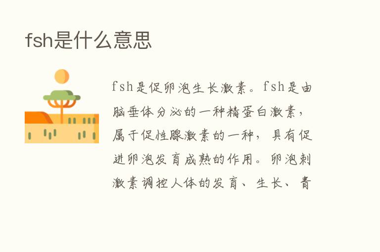 fsh是什么意思