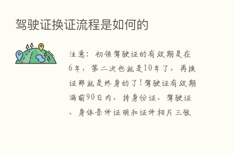 驾驶证换证流程是如何的