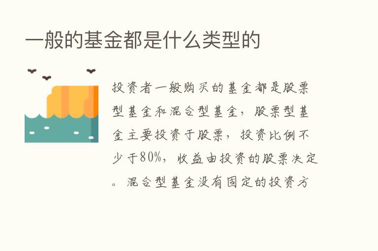 一般的基金都是什么类型的