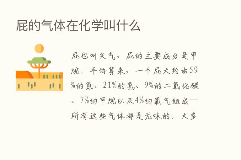 屁的气体在化学叫什么