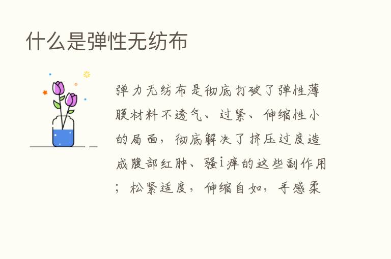 什么是弹性无纺布