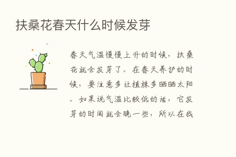 扶桑花春天什么时候发芽