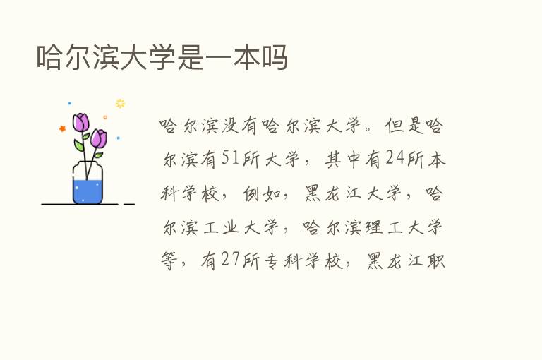 哈尔滨大学是一本吗