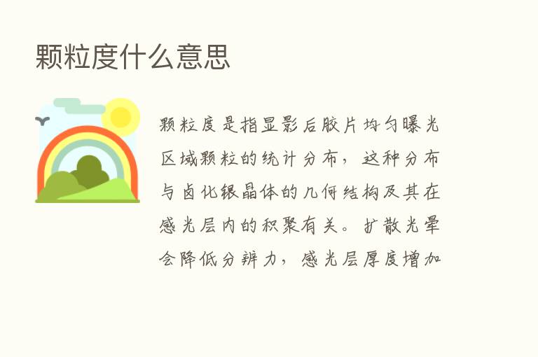 颗粒度什么意思