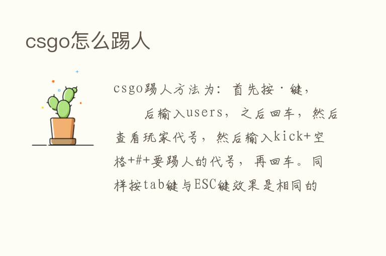 csgo怎么踢人