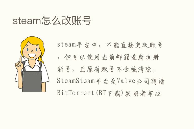 steam怎么改账号