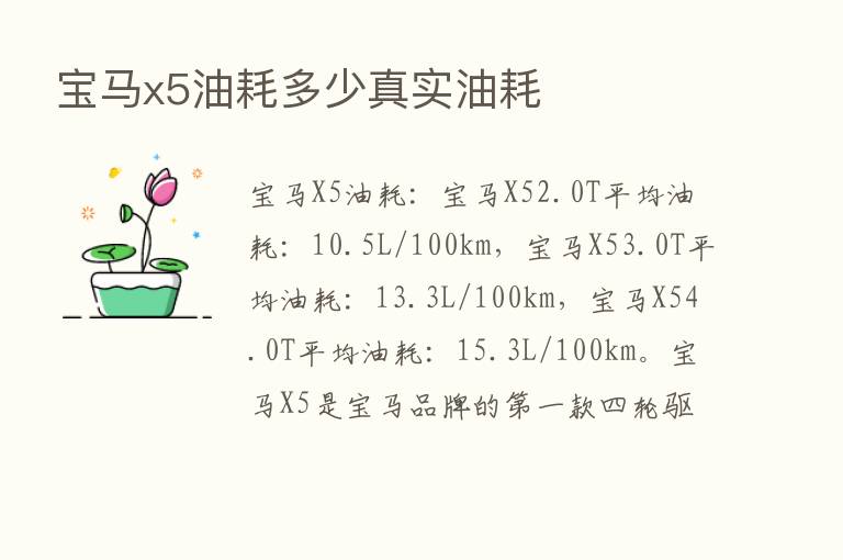 宝马x5油耗多少真实油耗