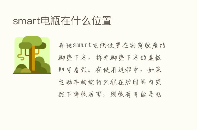 smart电瓶在什么位置